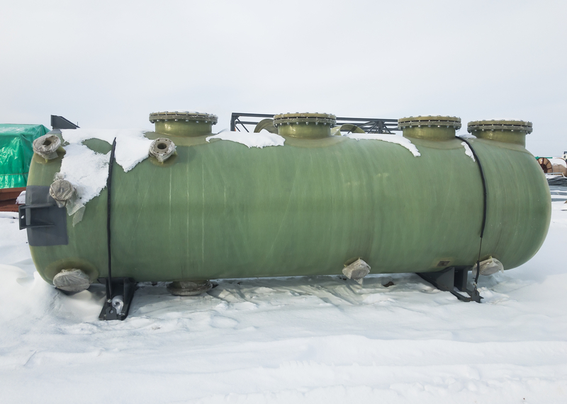 Green storage tank to bury fiberglass